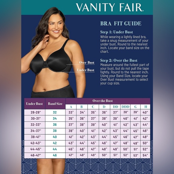 Vanity Fair Women's Full Figure Beauty Back Smoothing Bra, 4-Way Stretch Fabric - Picture 6 of 10